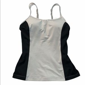 Under Armour Compression two in one Sports bra Tank SMALL NWT